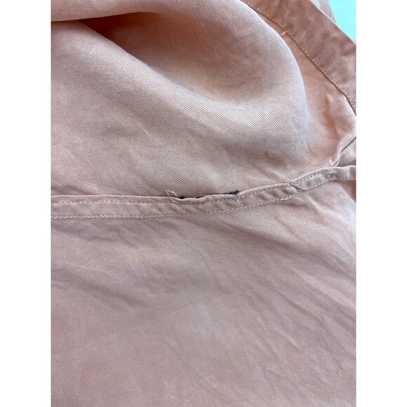 Bugatchi Uomo Short Sleeve Button Up Front Coral Mens XLarge - Picture 7 of 7